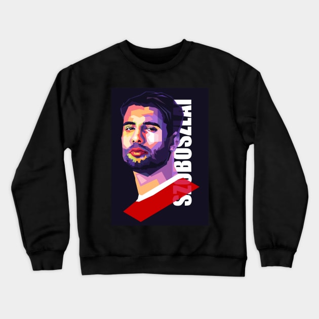 liverpool player szoboszlai Crewneck Sweatshirt by Danwpap2